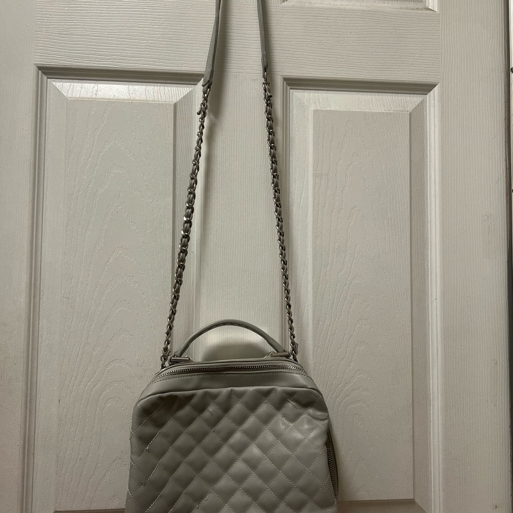 H&M Quilted Gray Backpack
